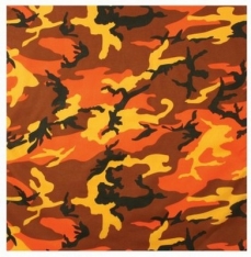 Bandana - Orange Camo