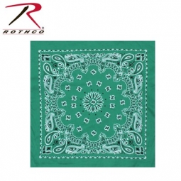 Trainmen Bandana - Green/White