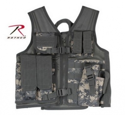 Kid's Tactical Cross Draw Vest - Acu