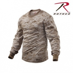 Long Sleeve T - Shirt / Desert Digital - 2X