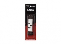 Nylon Dress Shoe Laces - Black / 40''