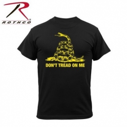 Vintage Black Don't Tread On Me T-Shirt