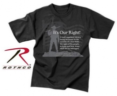 T - Shirt / It'S Our Right - Black - 2X