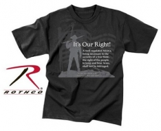 T - Shirt / It'S Our Right - Black - 3X