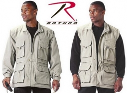 Rothco Convertible Safari Jacket Khaki 3XL