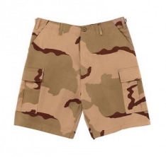 BDU Short P/C - Tri - Color Camo