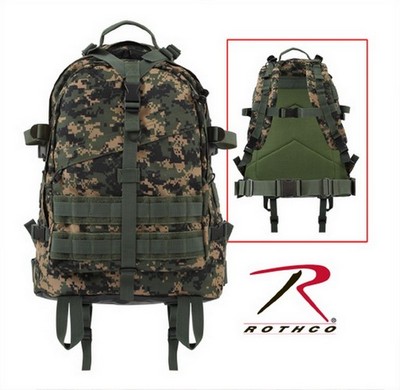 Zaino Explorer Bags Woodland Digital Camo Large Day Pack Per Trekking E Campeggio