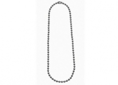 Fashion Dog Tag Chain - Silver / 27''