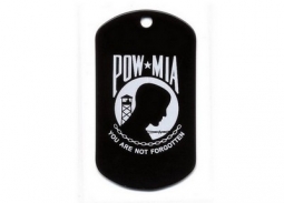 Dog Tag / POW/MIA - Black