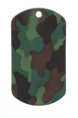 Dog Tag - Woodland Camo