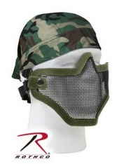 Bravo Tac Gear Strike Steel Half Face Mask - O. D.