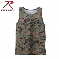 Woodland Digital Camo Tank Top