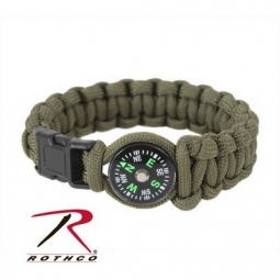 Paracord / Compass Bracelet - Od