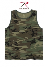 Vintage Woodland Camo Tank Top