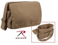 Mocha Classic Messenger Bag