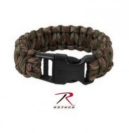 Deluxe Paracord Bracelet - Woodland Camo