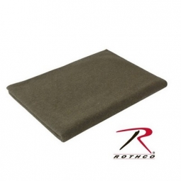 Rothco Twin Size O.D. 70% Virgin Wool Blanket