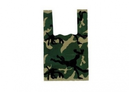 Small Shopping Bag - Woodland Camo (100 Pk)